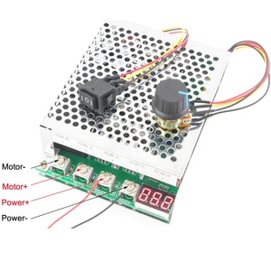 12V 24V 36V 48V 60A Stufenloser DC-Motor drehzahl regler Vorwärts-Rückwärts regler Digital anzeige Reglersc halter Metalls chale - Product Image 2
