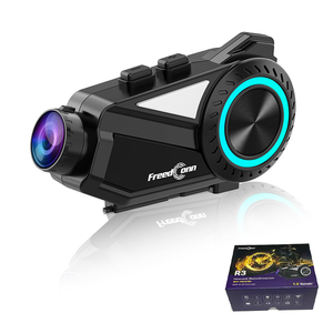 FreedConn R3 PRO casco moto 5.1 Bluetooth gruppo citofono auricolare con Record WiFi supporto 512G Memory card Smart BT - Product Image 2