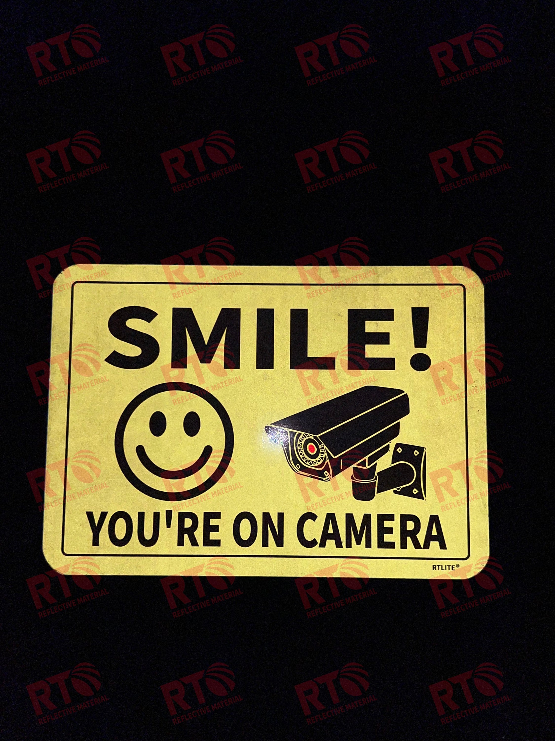 You are on the camera