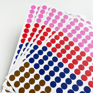 Venta al por mayor autoadhesivo punto círculo pegatina círculo codificación etiquetas de colores punto pegatinas - Product Image 5