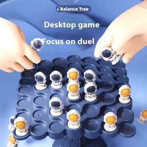 Beijngqi宇宙飛行士バランスツリーボードゲーム子供と家族のための教育スタッキングトップルタワーブロック楽しいパーティーのための数学のおもちゃ - Product Image 6