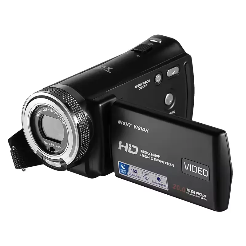 Personalização HDV-V12 nova câmera digital portátil DV presente câmera de visão noturna para casa