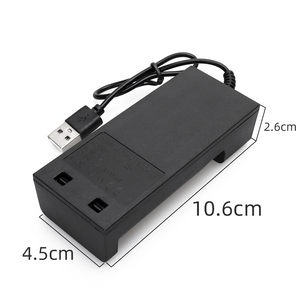 18650 Batterie ladegerät USB-Netz stecker 10,6 cm * 4,6 cm * 2,6 cm für Arduino für intelligente Programmier roboter