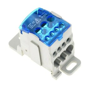Flexible Combination <strong>400A</strong> 690V Din Rail UKK Terminal Block Brass Terminal <strong>Busbar</strong> with Cover - Product Image 3