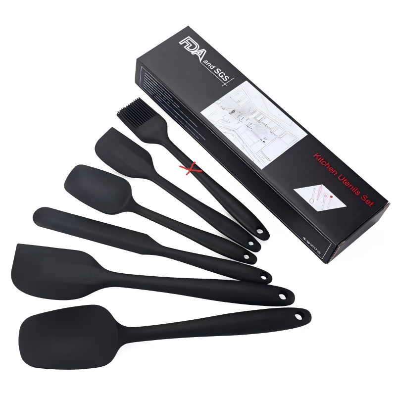 Black 5-piece set (excluding oil brush) + color box