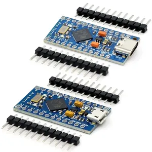 Новый модуль Pro Micro ATmega32U4 5 В/16 МГц TYPE-C с 2-х рядным контактным заголовком для Leonardo Mini Usb Interface Pro - Product Image 2