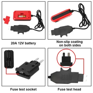 Probador de circuito de coche de 12V, rango de 0,01 ~ 19,99A, fusible de prueba de corriente, herramienta de diagnóstico, Detector de reparación, galvanómetro, accesorios Automotrices - Product Image 5