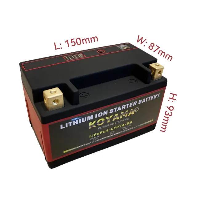Best sale LFP7A-BS lithium iron phosphate LiFePo4 12v 4ah deep cycle lithium ion jump start motorcycle batteries
