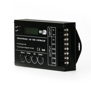 Tempo Led Controller DC 12V/24V 5 Canali Dimmer TC420 Acquario di Illuminazione Programmabile