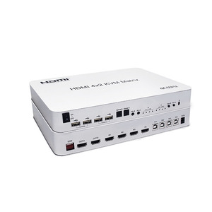 4K HDMI Matrix 4x2 with KVM、HDMI Matrix 4 in 2 out with USB - Product Image 1