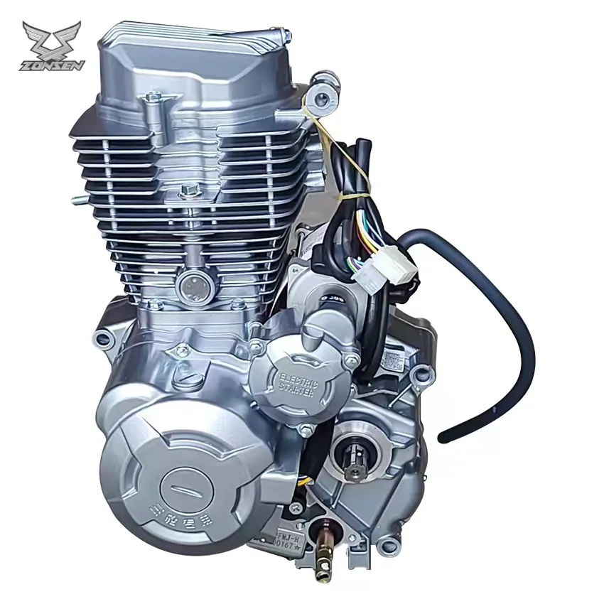 OEM zongshen 150cc motor de motor 4 tempos de refrigeração a ar CDI kick elétrico start motocicleta montagem do motor CG150 para bajaj