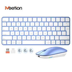 Meetion C210 2,4G portátil Delgado recargable BT inalámbrico combo de ratón y teclado y ratón inalámbrico para Tablet PC - Product Image 2