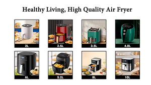 Hot Bán Nồi Chiên Không Khí 8 Lites LCD Hiển Thị Thông Minh Kỹ Thuật Số Dầu Miễn Phí Sâu Không Khí Lớn Nồi Chiên Với Bộ Lọc Dầu Nướng - Product Image 6