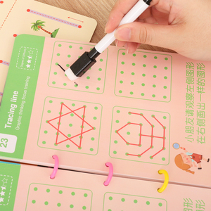 Pencil Control Practice Workbook Learn to Write <strong>Patterns</strong> Lines Shapes Pen Control Tracing Workbook for Kids