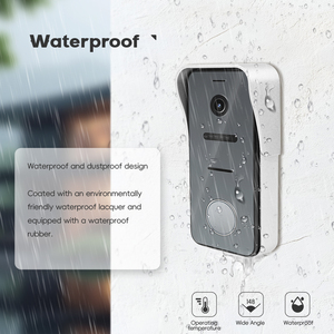 Sistema de videoportero TCP/IP con cámara a color Kit de timbre Conectividad de aplicación Smart Tuya para uso en apartamentos - Product Image 5