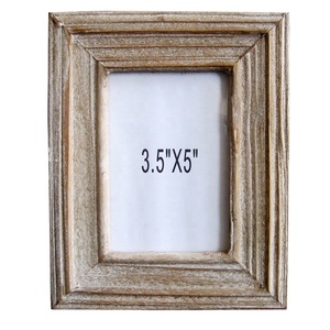 Luckywind Farmhosue喷砂棚户区别致原始手工粉刷木质相框 3.5 ''x5''