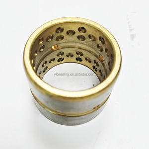 机床用定制自润滑铜合金法兰式无油导向衬套 - Product Image 3