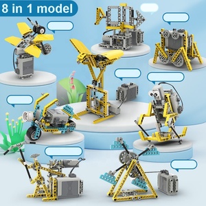 755 pz stelo scienza educativo blocchi di costruzione giocattolo 8 in 1 APP di controllo remoto di programmazione ingranaggi blocchi fai da te kit di costruzione per bambini - Product Image 2