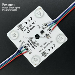 Yağmur geçirmez renkli blok ışık 4 ışık karartma RGBW Led modülleri 24v Led modülü 12v - Product Image 1