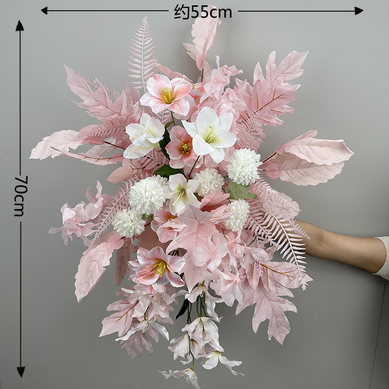 01 pink hanging flower