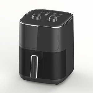 Electric Small Air Fryer With <strong>Temperature</strong> <strong>Control</strong>, <strong>Timer</strong>, Auto Shut-Off, Non-Stick Frying Tray - Product Image 2