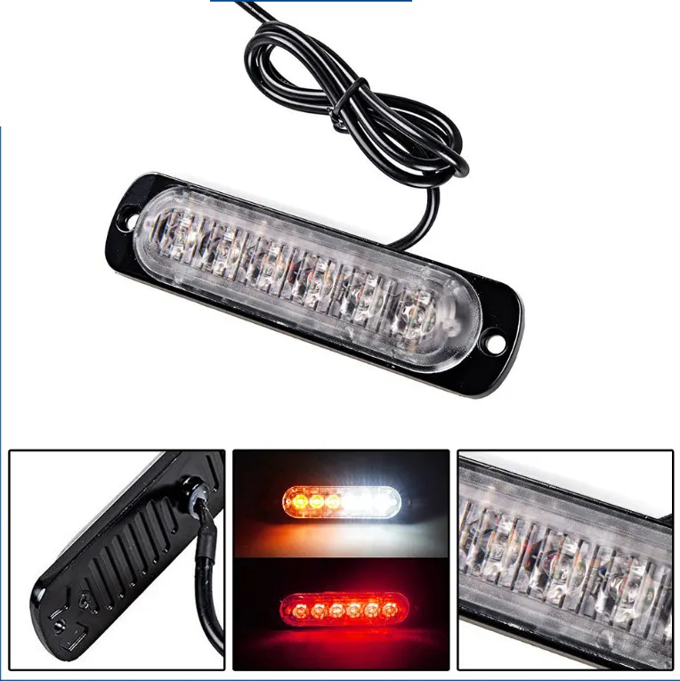 12V 24 V Rood Wit Led Truck Aanhangwagenlamp 24 Volt Led Truck Staart En Zij Waarschuwingslampje Voor Pickup