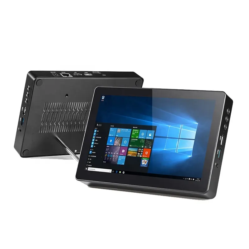 Wholesale 8inch Touch Screen Intel Z8350 Quad Core 4+64GB Smart TV BOX Windows10 Mini PC