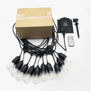 5M 10M 15M IP65 Commercial Grade LED <strong>String</strong> <strong>Lights</strong> S14 LED Edison Filament Bulb EU Connectable Wedding Holiday Lighting Garland - Product Image 1