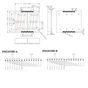 Benutzer definierte 2-stellige 3-stellige 4-stellige 0,56-Zoll-Serie smd 7-Segment-LED-Anzeige - Product Image 2