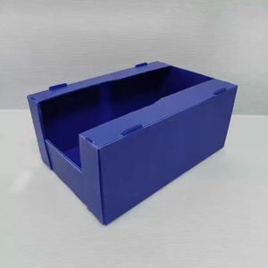 Nhà Máy Tốt Nhất Giá Bền Poly coroplast Stackable Nhựa Kho Quần Áo Chọn Thùng Lưu Trữ PP Sóng Corflute Hộp - Product Image 5