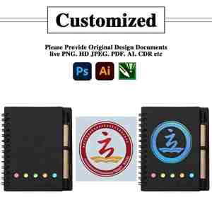 Bloc de notas de papel personalizado con logotipo impreso para regalo de empresa, Bloc de notas de negocios A6, Bloc de notas personalizado - Product Image 2