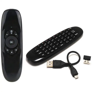 ベストセラーC1202.4Gミニワイヤレスジャイロスコープエアフライマウスユニバーサルリモートコントロール、スマートテレビ用USBレシーバーバージョン