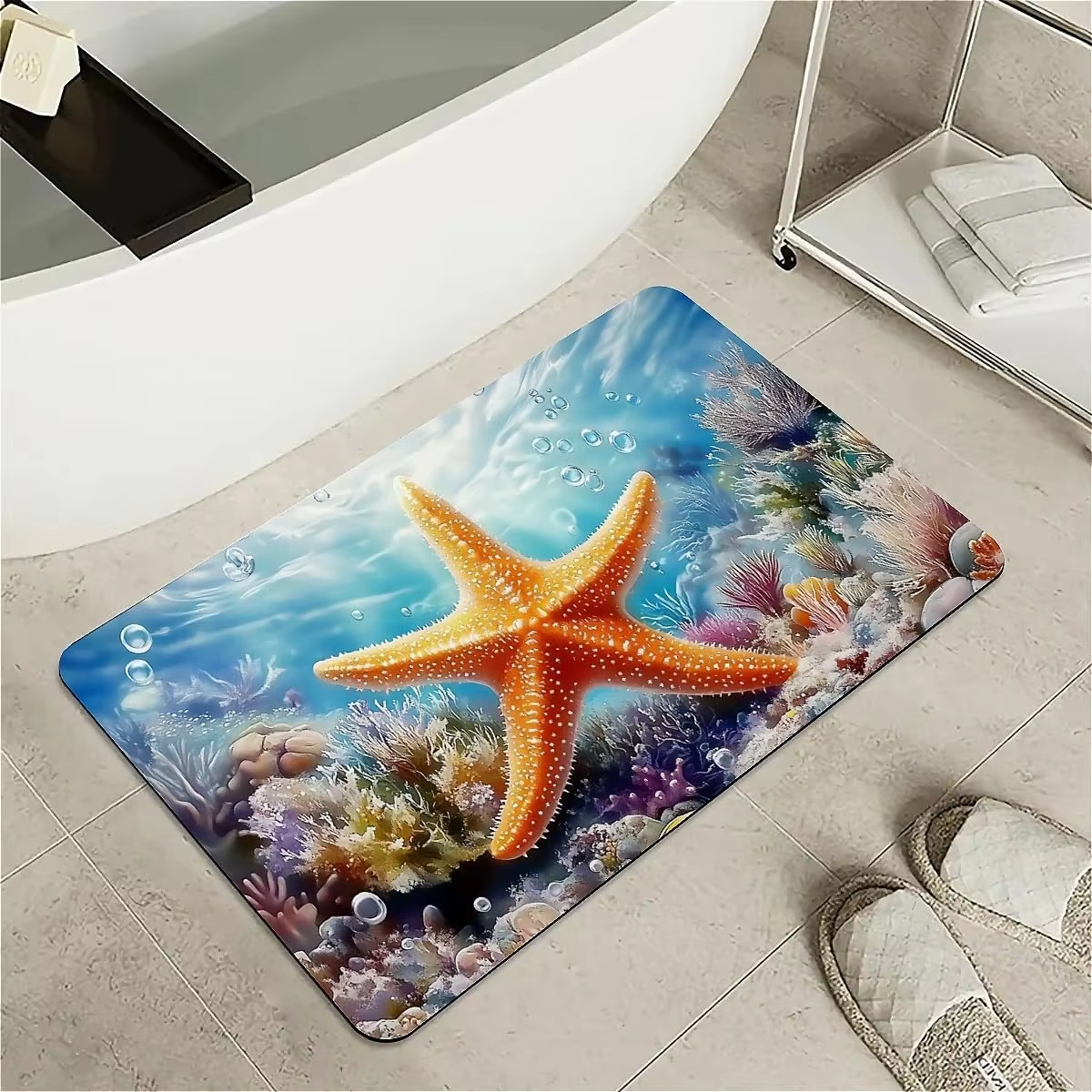 Beautiful orange starfish