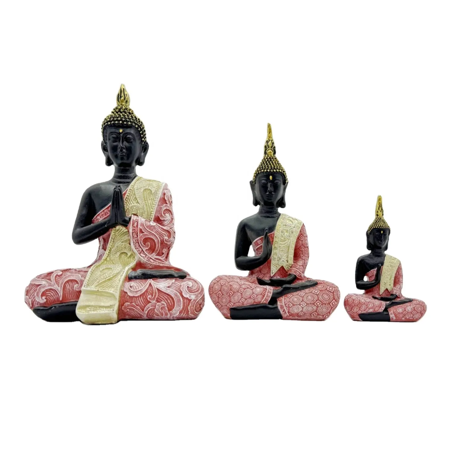 Thai Buddhismus verschiedene Größen Thai Fengshui Buda Dekoration Buddhismus Sitzprodukt