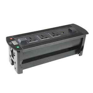 Enchufe de escritorio giratorio multifunción personalizado para oficina, sala de conferencias, USB, motorizado, oculto, Universal, Reino Unido, estándar, AU, UE, EE. UU. - Product Image 2