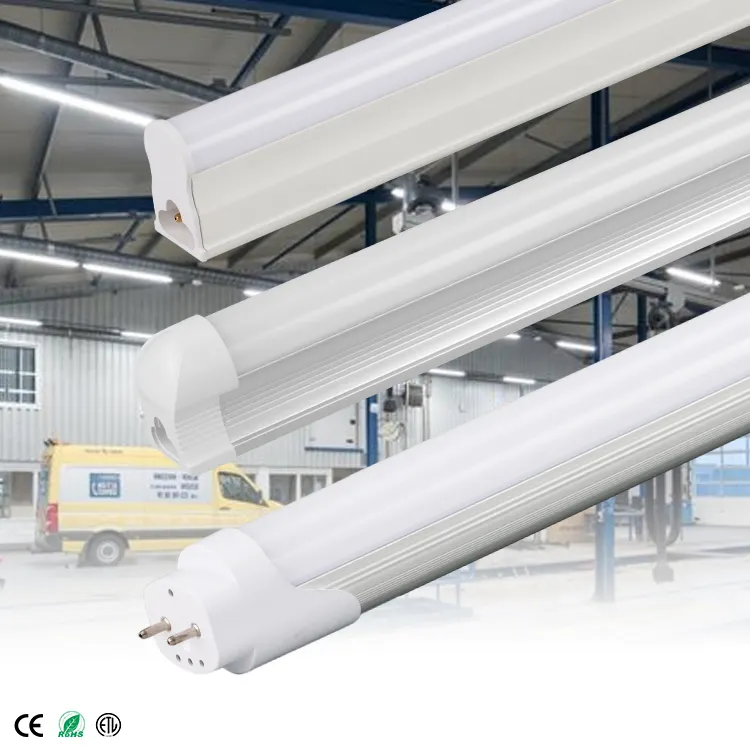 60cm 120cm 2ft 4ft Éclairage luz led Tubes Logement Luminaire Fluorescent 18W Intégré T5/T8 LED Tube, tube d'éclairage, LED Tube Lumière