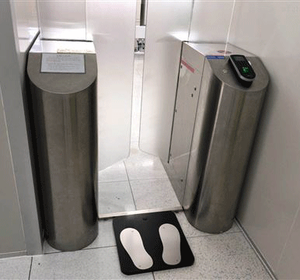 Cancello girevole antistatico automatico a tutta altezza ESD a vita cancello girevole scorrevole per il controllo degli accessi biometrici - Product Image 3