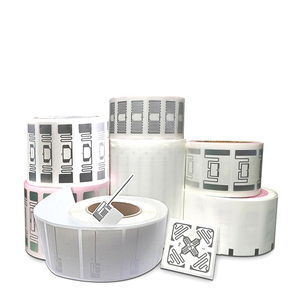 10pcs Long Range RFID <strong>UHF</strong> Tags PET Epoxy Wet <strong>Inlay</strong> Sticker ISO18000-6C for Business Card Payment Hotel Compatible Alien U7 EPC - Product Image 1