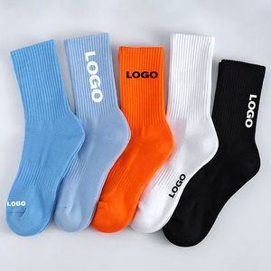 Bán buôn OEM thiết kế thời trang Cotton Tre phụ nữ CREW <span class=keywords><strong>SOCKS</strong></span> người đàn ông Chất lượng cao biểu tượng tùy chỉnh Vớ thể thao - Product Image 1