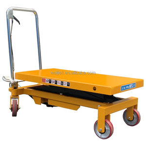 Convenient Scissor Lifting <strong>Platform</strong> Warehouse Manual Hydraulic <strong>Loading</strong> <strong>and</strong> <strong>Unloading</strong> <strong>Platform</strong> 1 Ton Increased by 1 Meter - Product Image 1