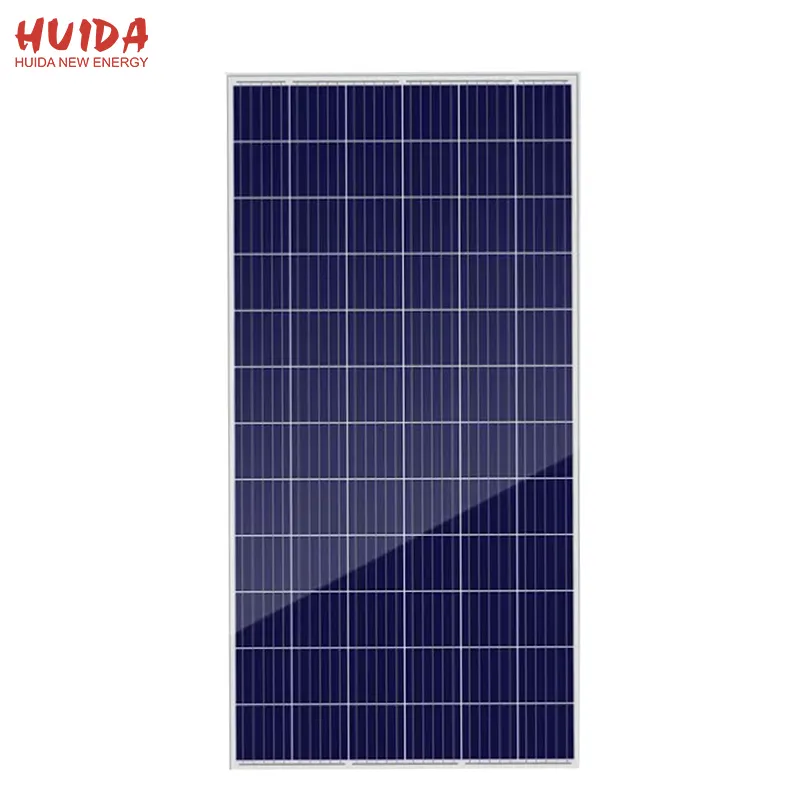 Meilleure vente HUIDA 210W 100w 280w 300w 330w panneaux solaires polycristallins 157mm 5BB cellule solaire pour système d'énergie solaire de toit domestique