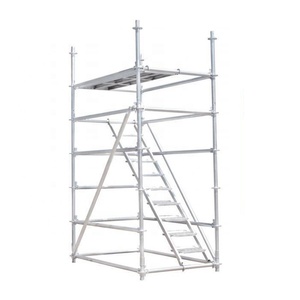 Bau Gebäude Hoch leistungs Q235 Stahl Metallrahmen verzinktes Gerüsts ystem - Product Image 1