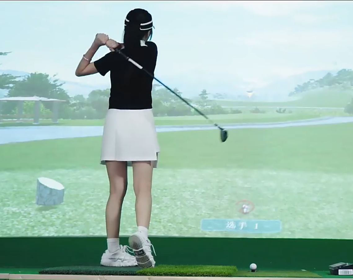 Projecteur de jeu de golf interactif