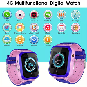2024 Advanced 4G Kids Smartwatch-Rastreador GPS, Alarme Anti-Perda, Alertas de Emergência SOS, Conectividade WiFi, Diversão segura