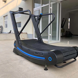 Kommerzielle nicht angetriebene Kurven laufmaschine Neue Fitness geräte mit manuell zusammen klappbarem Cardio-Funktions motorantrieb für Bewegung