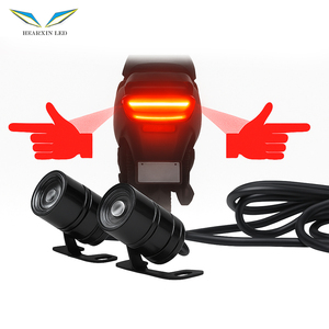 Motorrad <span class=keywords><strong>LED</strong></span> Finger Blinker Licht Hinterrad bremse Heck Laser Projektion Warn anzeige Antik ollision Sicherheits lampe Dekorativ - Product Image 1