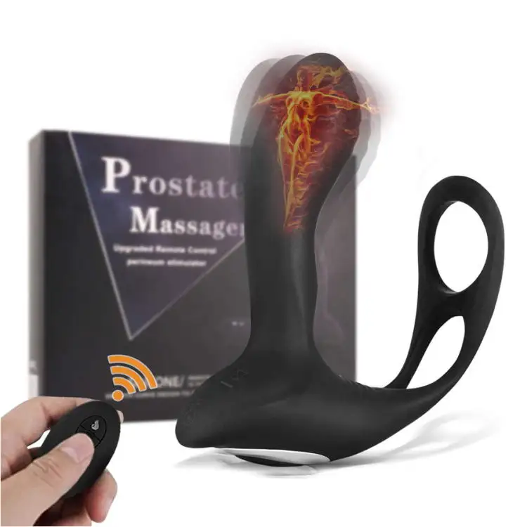 Uomini massaggiatore della prostata giocattoli del sesso 10 modalità di vibrazione vibratore anale vibratore in Silicone per uomo