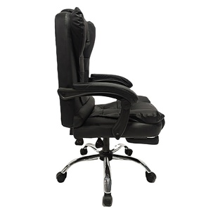 <strong>Custom</strong> Black Pro Gaming Chair with 360 Degree Swivel for Home Office Use Features <strong>Computer</strong> Gaming Gear and Footrest - Product Image 4