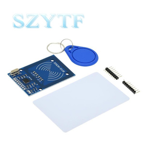 MFRC-522 RC-522 RC522アンテナRFID ICワイヤレスモジュールArduino IC KEY SPIライターリーダーICカード近接モジュール用 - Product Image 1