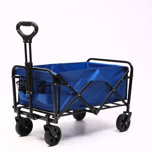 Kereta dorong roda besar portabel, kereta dorong pantai mobil troli dapat dilipat dengan pegangan yang dapat disesuaikan untuk luar ruangan - Product Image 3